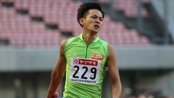 安田圭吾が予選1組トップで決勝へ【男子200m】