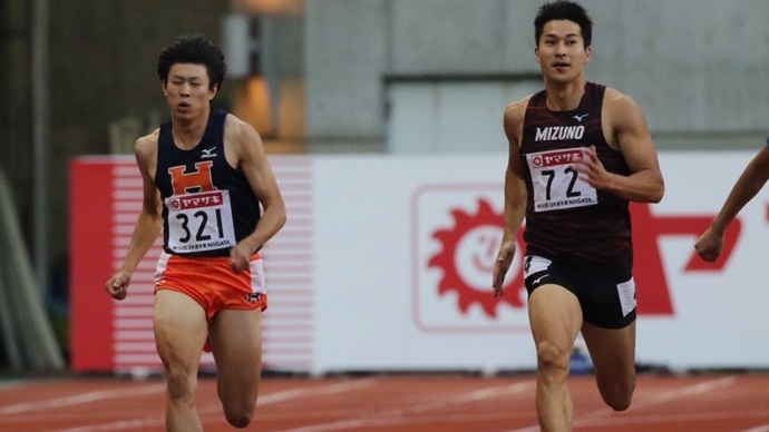 予選2組は樋口、飯塚がワンツー【男子200m】