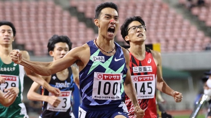 館澤亨次が2年ぶり3度目の優勝【男子1500m】