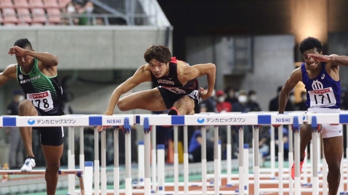 金井大旺が抜け出し、決勝進出【男子110mH】