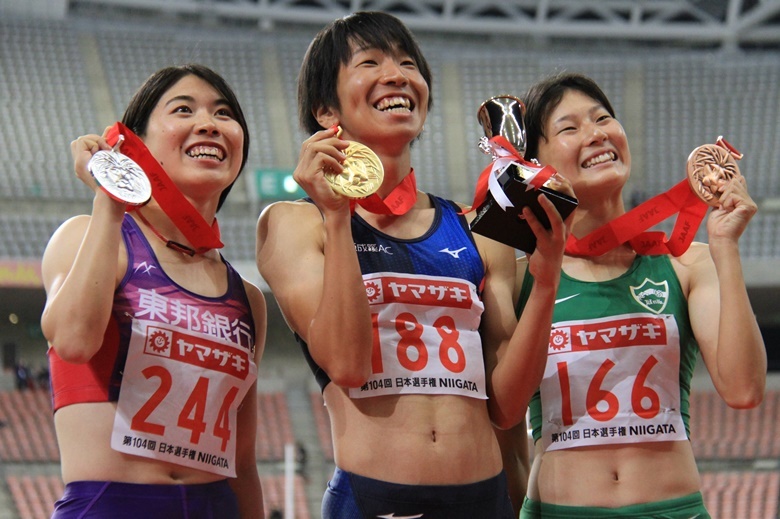 【女子400m】表彰式