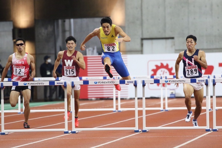 積極的に攻めた安部孝駿が逃げ切り勝利！【男子400mH】