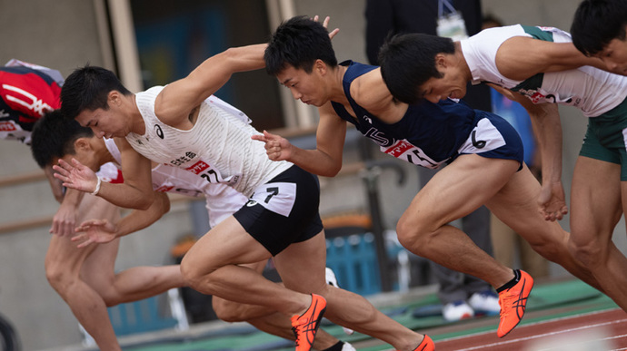 100m予選が予選が始まる