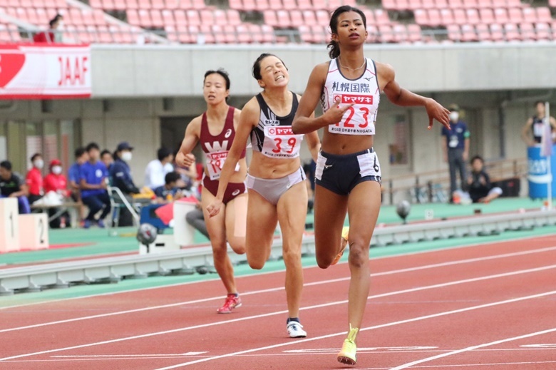 制したのはイブラヒム愛紗！【女子400mH】