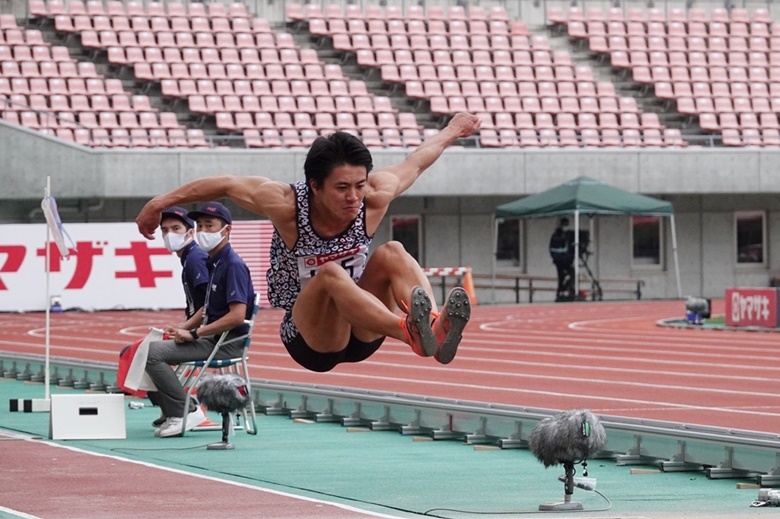 16m54（+0.7）を記録した池畠旭佳瑠が初戴冠【男子三段跳】