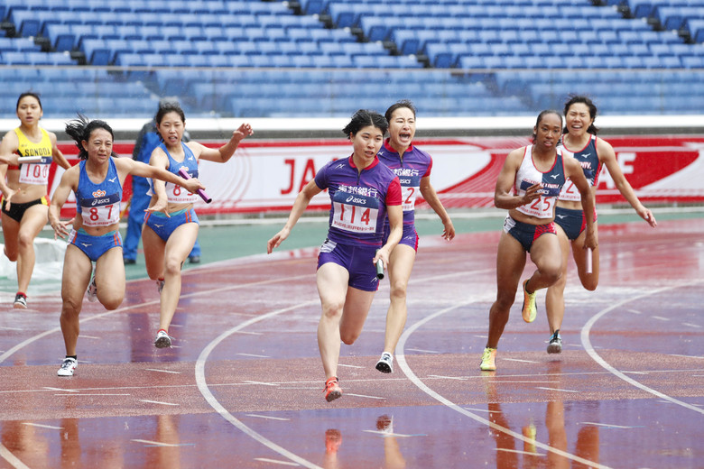 【日本選手権リレー】女子4×100mR決勝