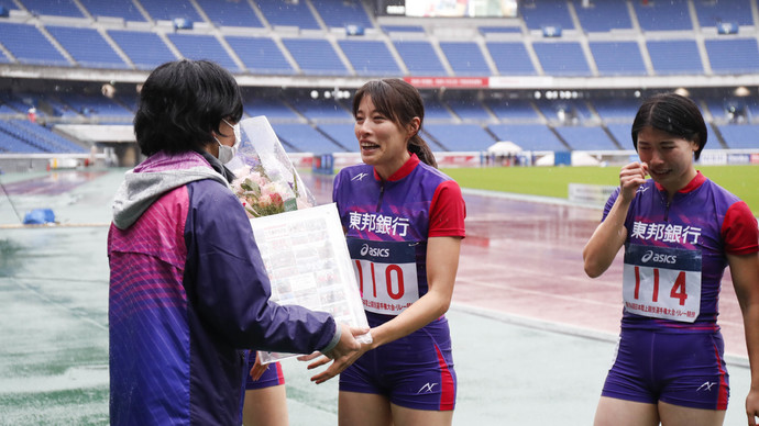 【日本選手権リレー】サプライズ引退セレモニー