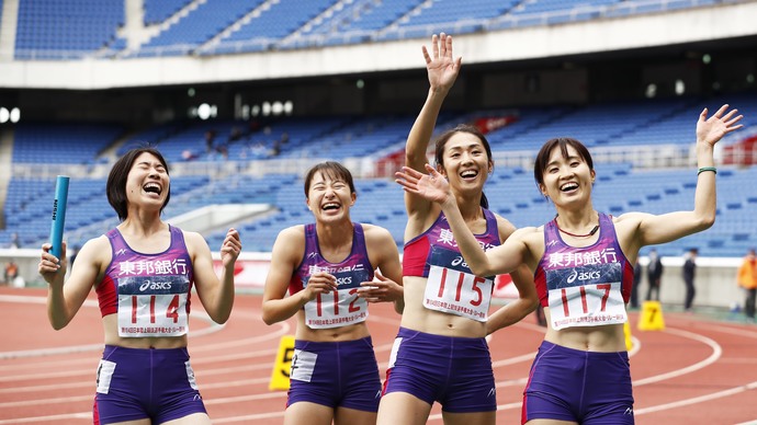 【日本選手権リレー】
マイルも優勝！