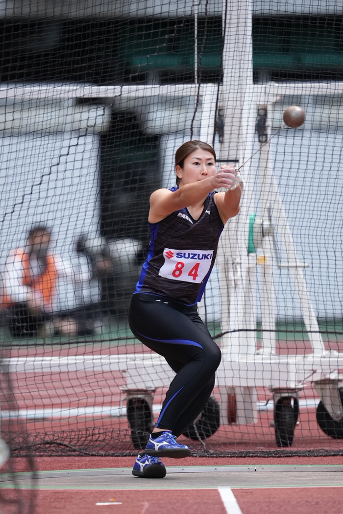 【サトウ食品日本GPシリーズ静岡大会】静岡国際陸上：女子ハンマー投を優勝した渡邊茜