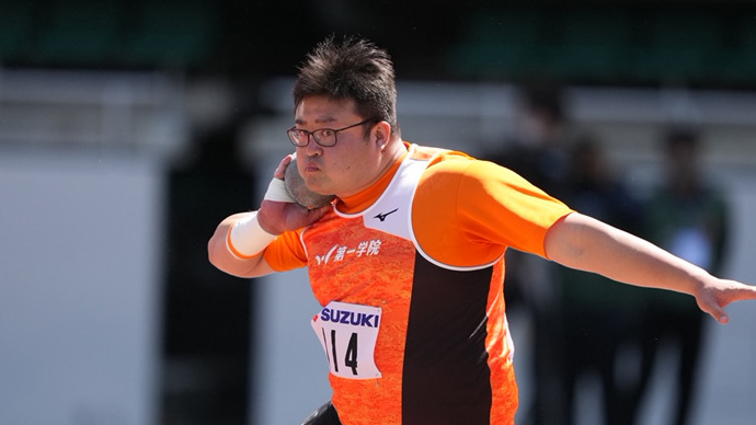 【サトウ食品日本GPシリーズ静岡大会】静岡国際陸上：男子砲丸投を制したのは森下大地