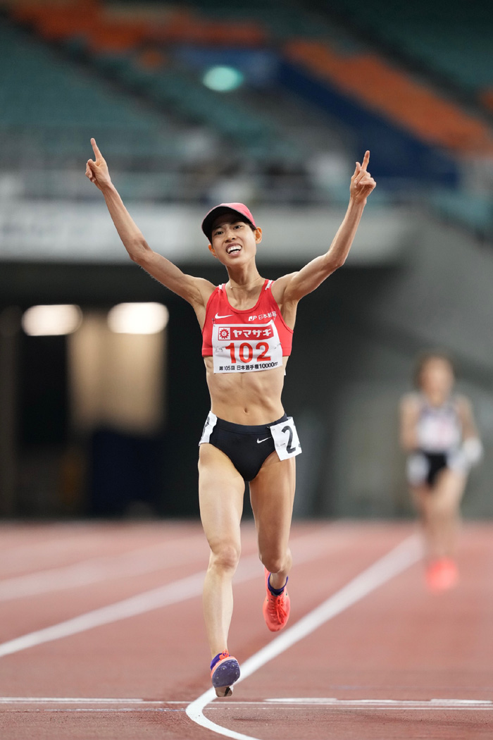 【第105回日本陸上競技選手権大会 10000m】女子10000mを制したのは廣中璃梨佳！