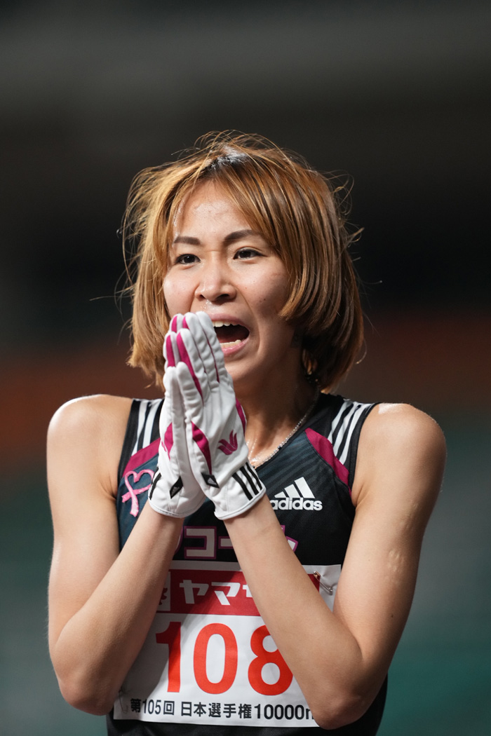 【第105回日本陸上競技選手権大会 10000m】女子10000ｍで東京五輪代表内定を獲得した安藤友香