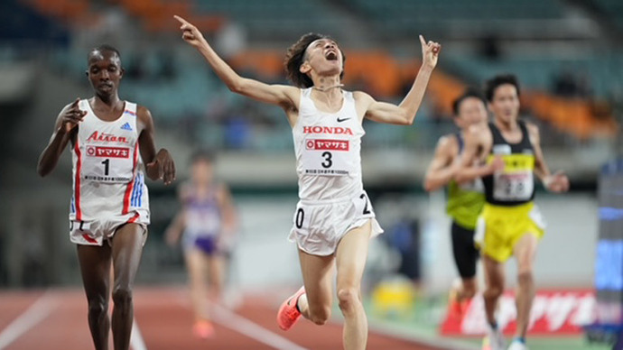 【第105回日本陸上競技選手権大会 10000m】男子10000ｍタイムレース1位は伊藤達彦！