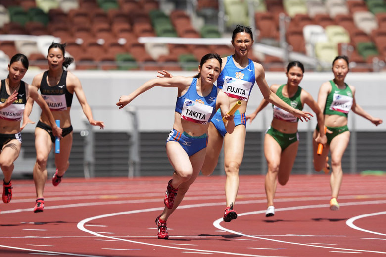 【READY STEADY TOKYO】女子4×100ｍRは日本体育大学が優勝