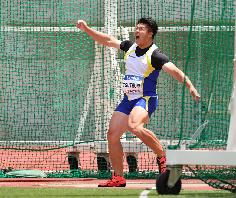 【サトウ食品日本GPシリーズ新潟大会】Denka Athletics Challenge Cup 2021：男子円盤投は堤雄司が優勝