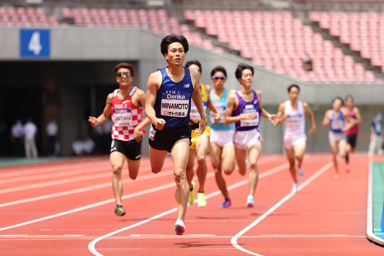 【サトウ食品日本GPシリーズ新潟大会】Denka Athletics Challenge Cup 2021:男子800mタイムレースは源裕貴がトップタイムでゴール