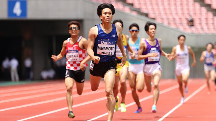 【サトウ食品日本GPシリーズ新潟大会】Denka Athletics Challenge Cup 2021：男子800mタイムレースは源裕貴がトップタイムでゴール