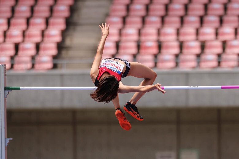 【サトウ食品日本GPシリーズ新潟大会】Denka Athletics Challenge Cup 2021：女子走高跳決勝は徳本鈴奈が優勝