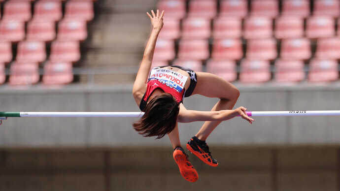 【サトウ食品日本GPシリーズ新潟大会】Denka Athletics Challenge Cup 2021：女子走高跳決勝は徳本鈴奈が優勝