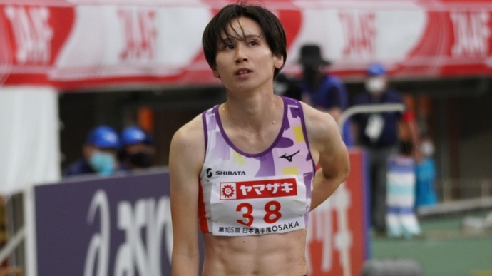 6m40で2度目の優勝を決めた秦澄美鈴【女子走幅跳】