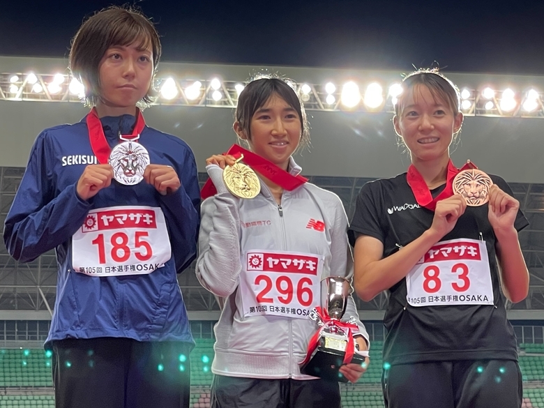 【女子1500m】表彰式