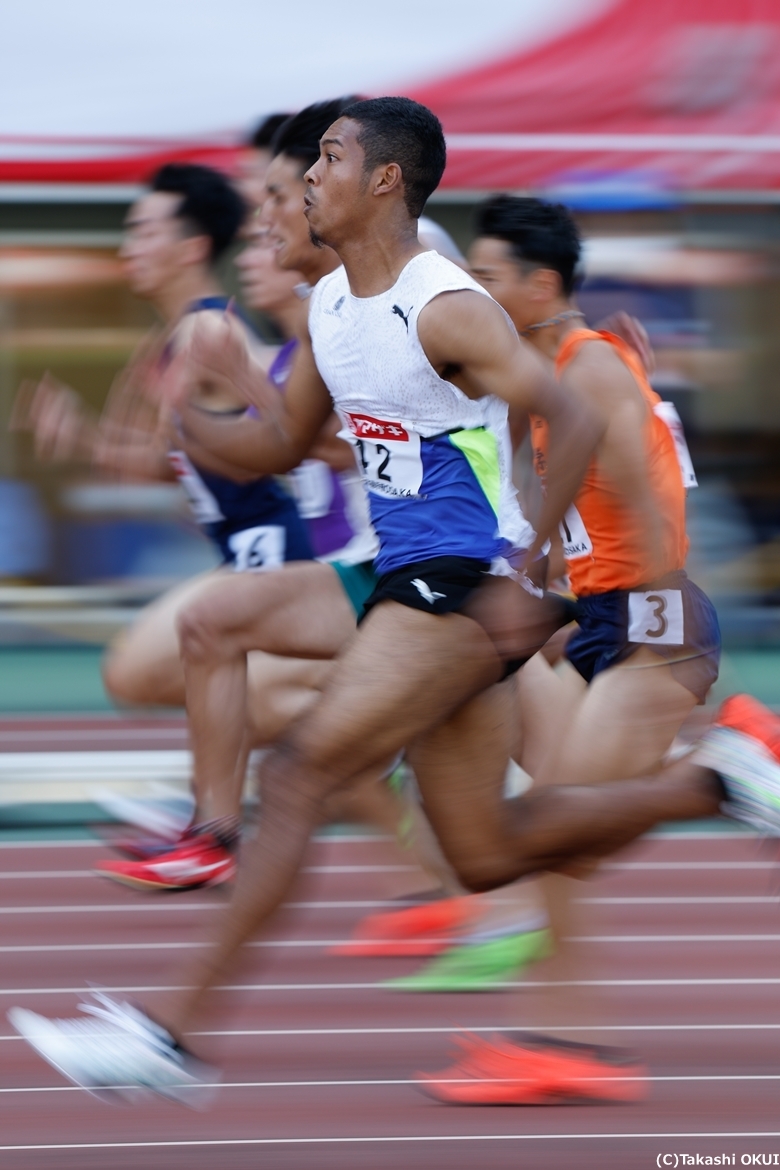 予選をトップで通過したサニブラウン アブデルハキーム【男子100m】