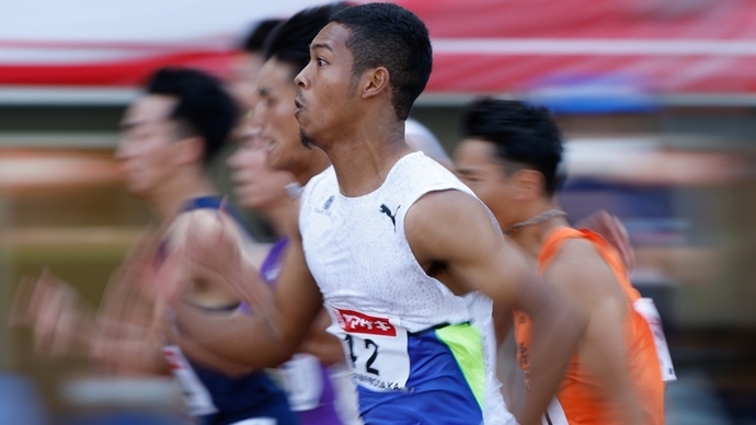 予選をトップで通過したサニブラウン アブデルハキーム【男子100m】