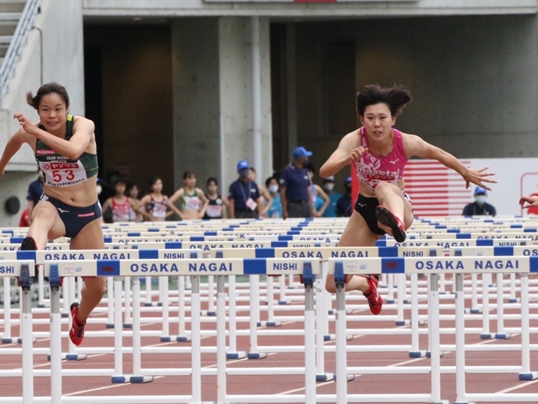 予選3組を1着で駆け抜けた鈴木美帆【女子100mH】