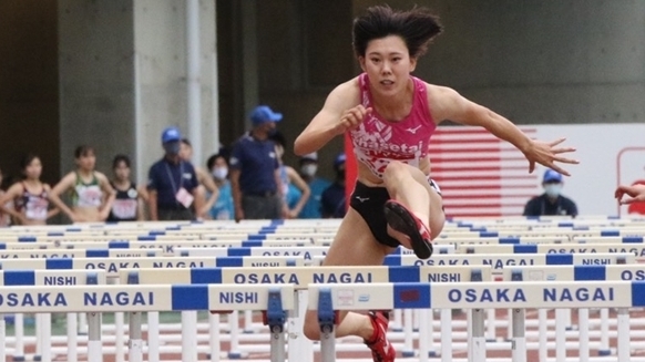 予選3組を1着で駆け抜けた鈴木美帆【女子100mH】