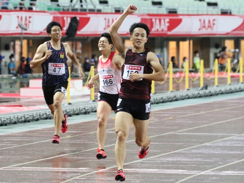 自己ベストの川端が男子400m優勝！