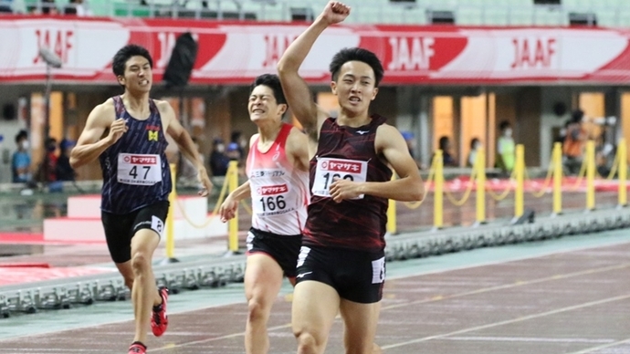 自己ベストの川端が男子400m優勝！