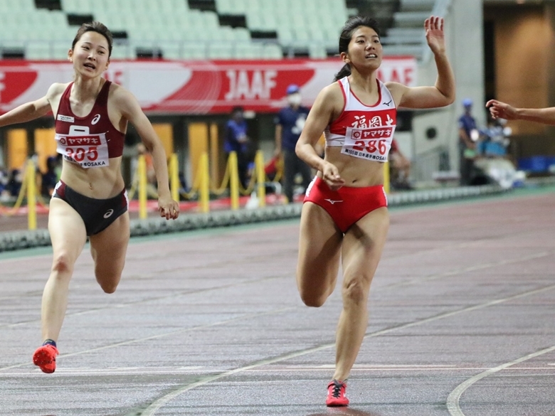 兒玉が2連覇！【女子100m】