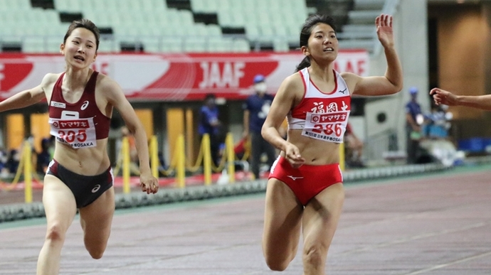 兒玉が2連覇！【女子100m】