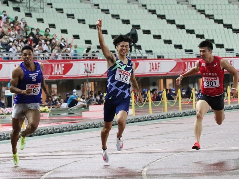 多田が悲願の初優勝！【男子100m】 