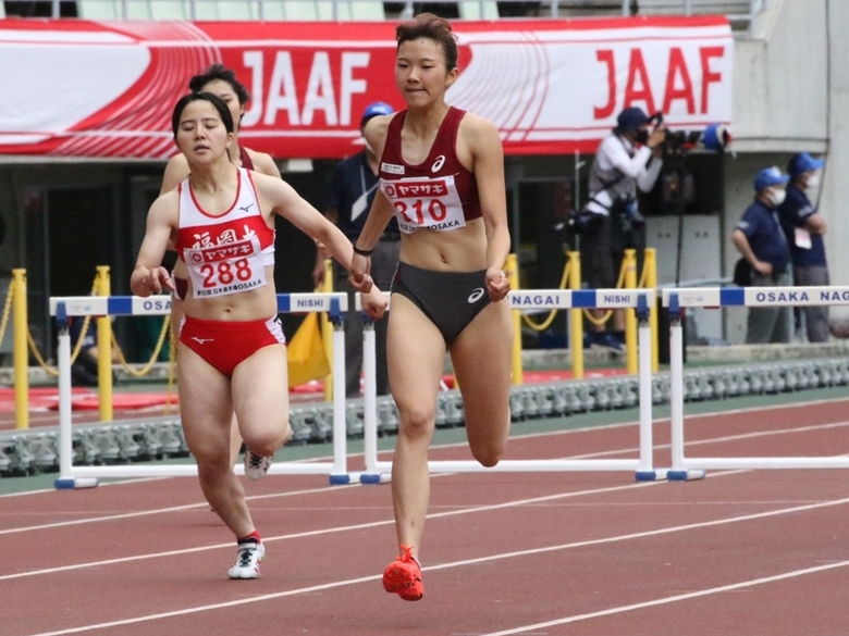 山本が自己ベストで予選通過【女子400mH】