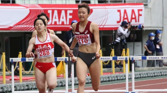 山本が自己ベストで予選通過【女子400mH】