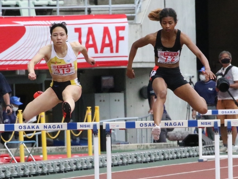 横田とイブラヒムが共に決勝へ【女子400mH】