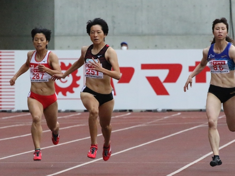 予選3組は鶴田がトップ通過【女子200m】