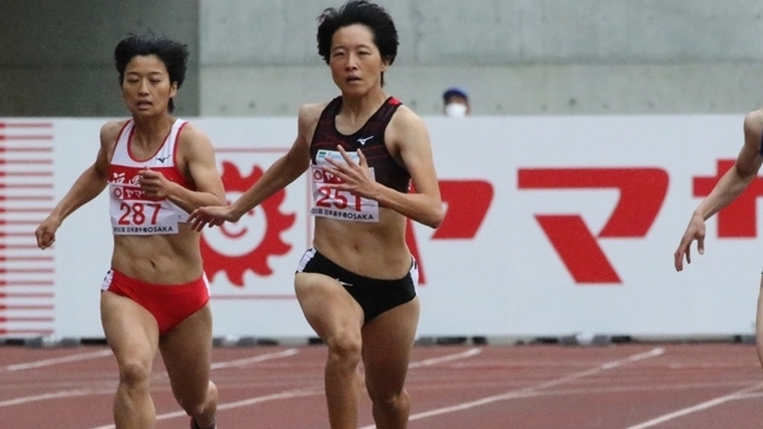 予選3組は鶴田がトップ通過【女子200m】