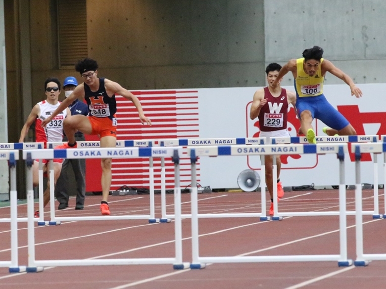 黒川と安部の一騎打ち！【男子400mH】