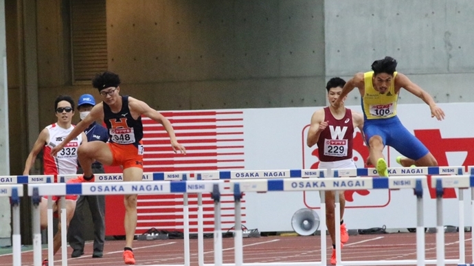 黒川と安部の一騎打ち！【男子400mH】