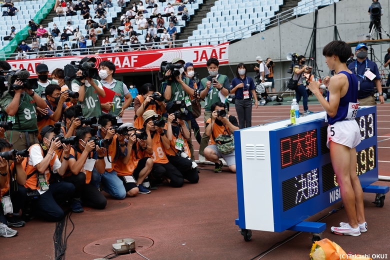 今大会初の日本新！【男子3000m障害】