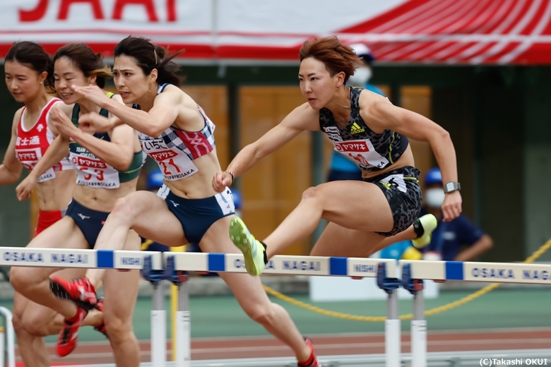 横一線でハードルを越えていく【女子100mH】