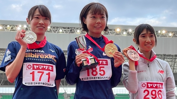 【女子800m】表彰式