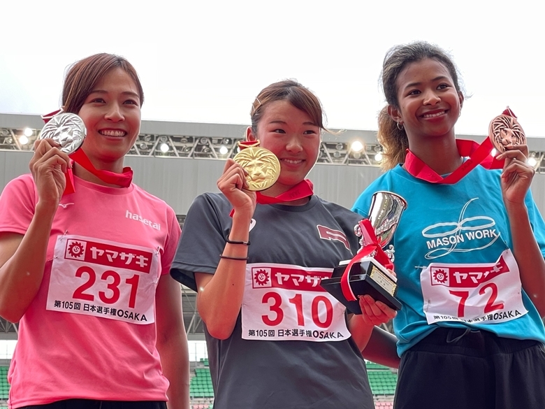 【女子400mH】表彰式