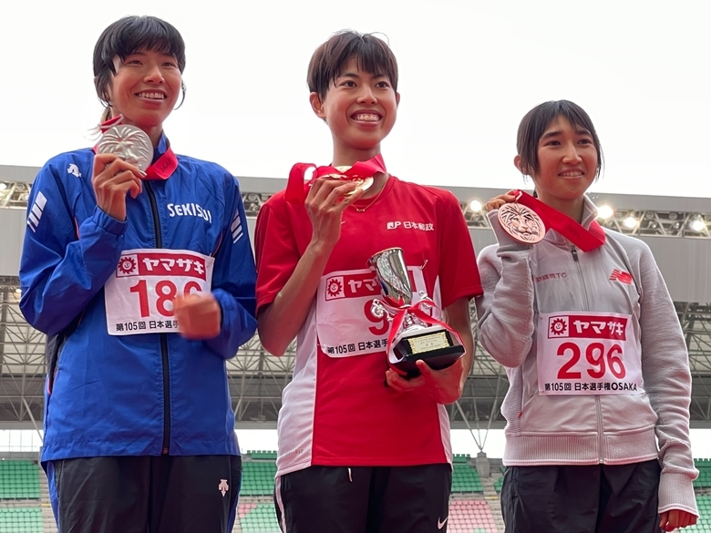 【女子5000m】表彰式