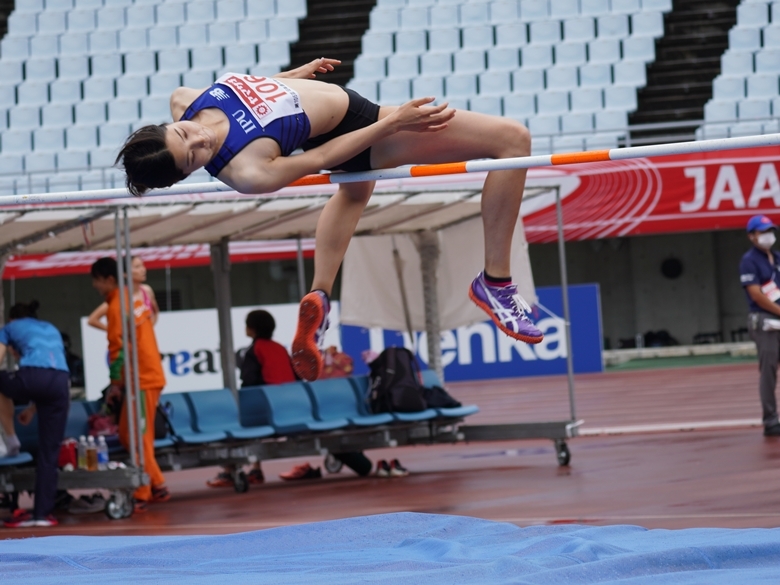 武山玲奈が初優勝！【女子走高跳】