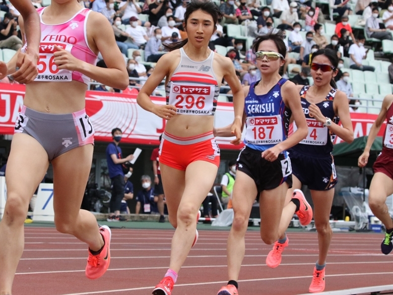 田中は800mの直後に5000mに出走【女子5000m】