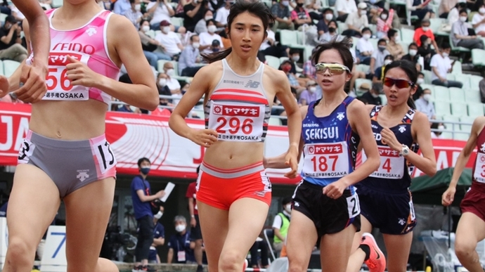 田中は800mの直後に5000mに出走【女子5000m】