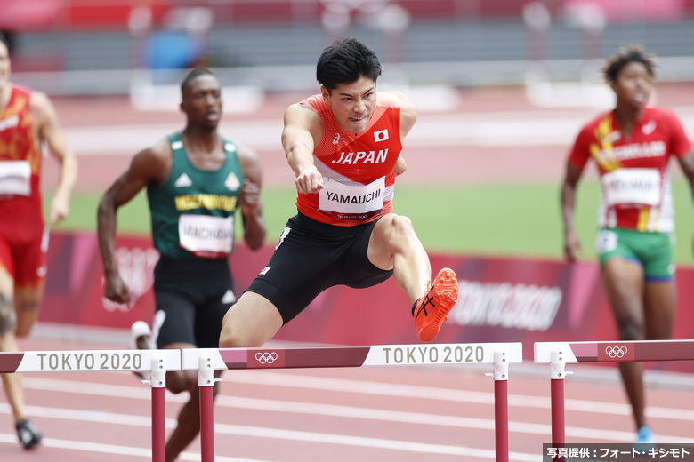 【東京オリンピック】男子400mハードル予選・山内大夢（早稲田大学）